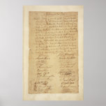 The Agreement of Secrecy of American Revolution Print