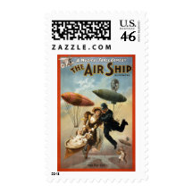 The Air Ship - The Fly Cop Postage