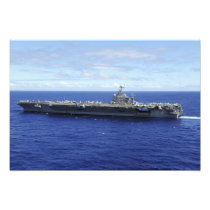 The aircraft carrier USS Abraham Lincoln