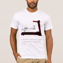 The Airplane on a treadmill... t-shirts