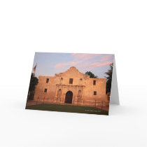 The Alamo Mission in modern day San Antonio, 2 Greeting Card