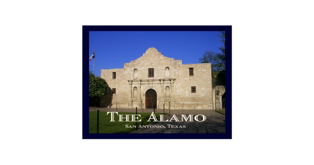 The Alamo, San Antonio, TX. Postcard Zazzle