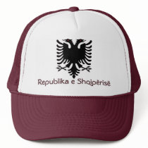 The Albanian Flag Black Eagle Sports Team Club Hat