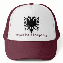 The Albanian Flag Two Headed Black Eagle Hat