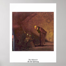 The Alchemist By Carl Spitzweg Print