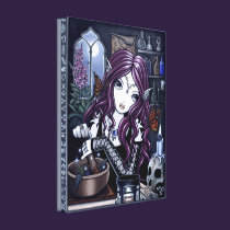 "The Alchemist" Gothic Fairy Wrapped Canvas Print canvas prints