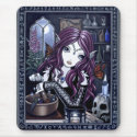 "The Alchemist" Gothic Magic Fairy Mouspad mousepads by mykajelina "The Alchemist" Gothic Magic Fairy Mouspad mousepads