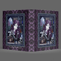 "The Alchemist" Gothic Magical Fairy Art Binder
