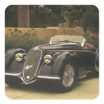The Alfa Romeo 8C 2900B is a very rare and very Square Stickers