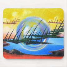 THE ALIEN ABSTRACT by Leomariano Mouse Pad
