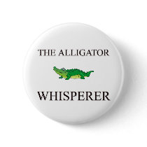 The Alligator Whisperer Button
