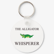 The Alligator Whisperer keychains by AnimalShirts The Alligator Whisperer keychains