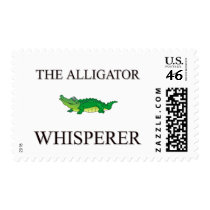 The Alligator Whisperer postage by AnimalShirts The Alligator Whisperer postage