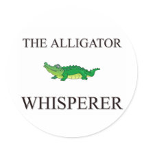 The Alligator Whisperer stickers by AnimalShirts The Alligator Whisperer stickers