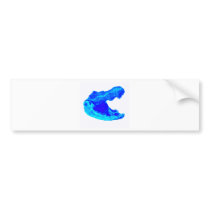 THE ALLIGATORS BLUE BUMPER STICKERS