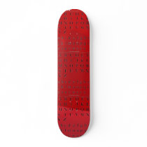 The Alphabet Skateboard