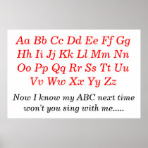 The Alphabet Song Print