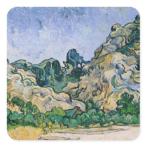 The Alpilles, 1889 Square Stickers