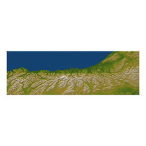 The Alpine fault along the west coast