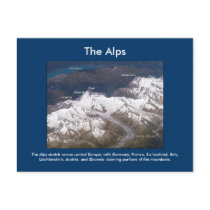 The Alps From Space postcards