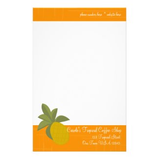 The Amazing Pineapple Personalized Stationery