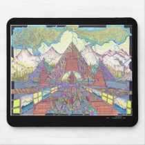 The Amazing Pyramid MazeScape mousepads