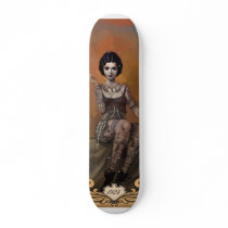 The Amazing Tattooed Lady Skate Board Deck