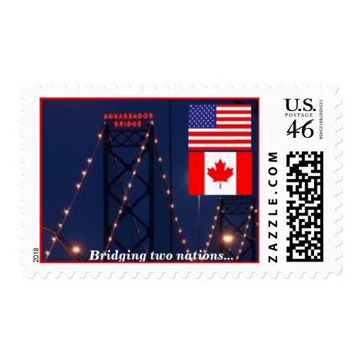 The Ambassador Bridge, Bridging Two Nations Stamps