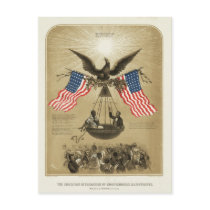 The American Declaration of Independence 1861 Post Card