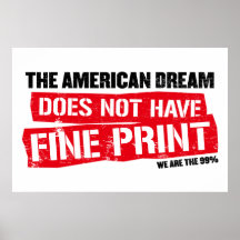 The American Dream Does Not Have Fine Print