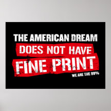 The American Dream Does Not Have Fine Print