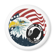 The American Eagle POW-MIA magnets