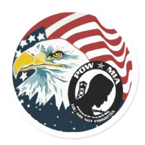 The American Eagle POW-MIA stickers by Best_Military_Gear The American Eagle POW-MIA stickers