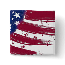 THE American Flag buttons