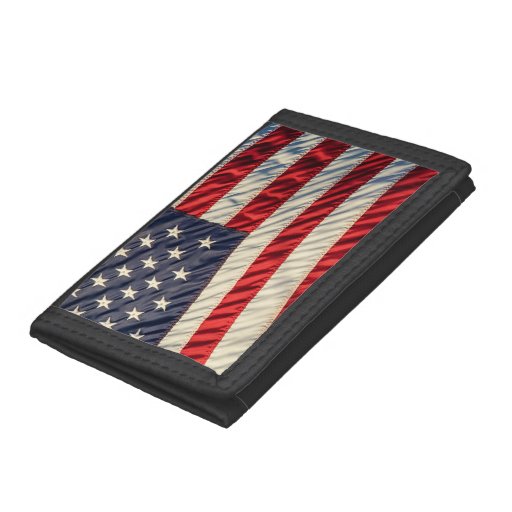The American Flag Trifold Wallets Zazzle
