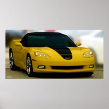 THE AMERICAN SPORTS CAR: CORVETTE POSTERS