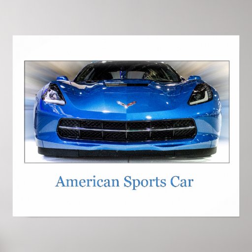 The American Sports Car Poster Zazzle
