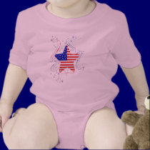 The American Star Designed T-Shirt by Lotacats The American Star Designed T-Shirt