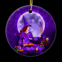 The Amethyst Witch Yule Ornament ornaments