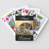 The Amur Leopard playing cards