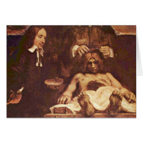 The Anatomy Lesson Of Dr. Joan Deyman. By Rembrand Card