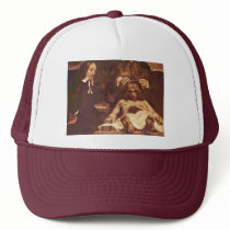 The Anatomy Lesson Of Dr. Joan Deyman. By Rembrand Mesh Hat