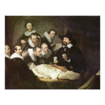 The Anatomy Lesson Of Dr. Nicolaes Tulp. Personalized Announcements