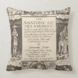 The Anatomy of Melancholy pillows