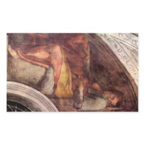 The ancestors of Christ by Michelangelo Sticker