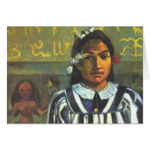The Ancestors of Tehamana - Paul Gauguin Cards
