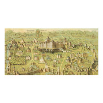 The Ancient City of Jerusalem & Solomon's Temple Custom Photo Card