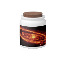 The Andromeda Galaxy Candy Dishes