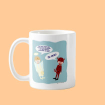 The Angel and Devil on my Shoulder mugs