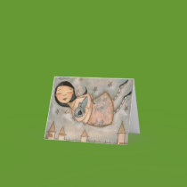 The Angel and the Blue Dog - Notecards cards
